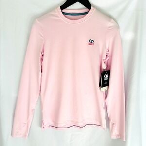 Outdoor Research Shirt Womens XS Pink ActiveIce Spectrum Sun Long Sleeve Tee